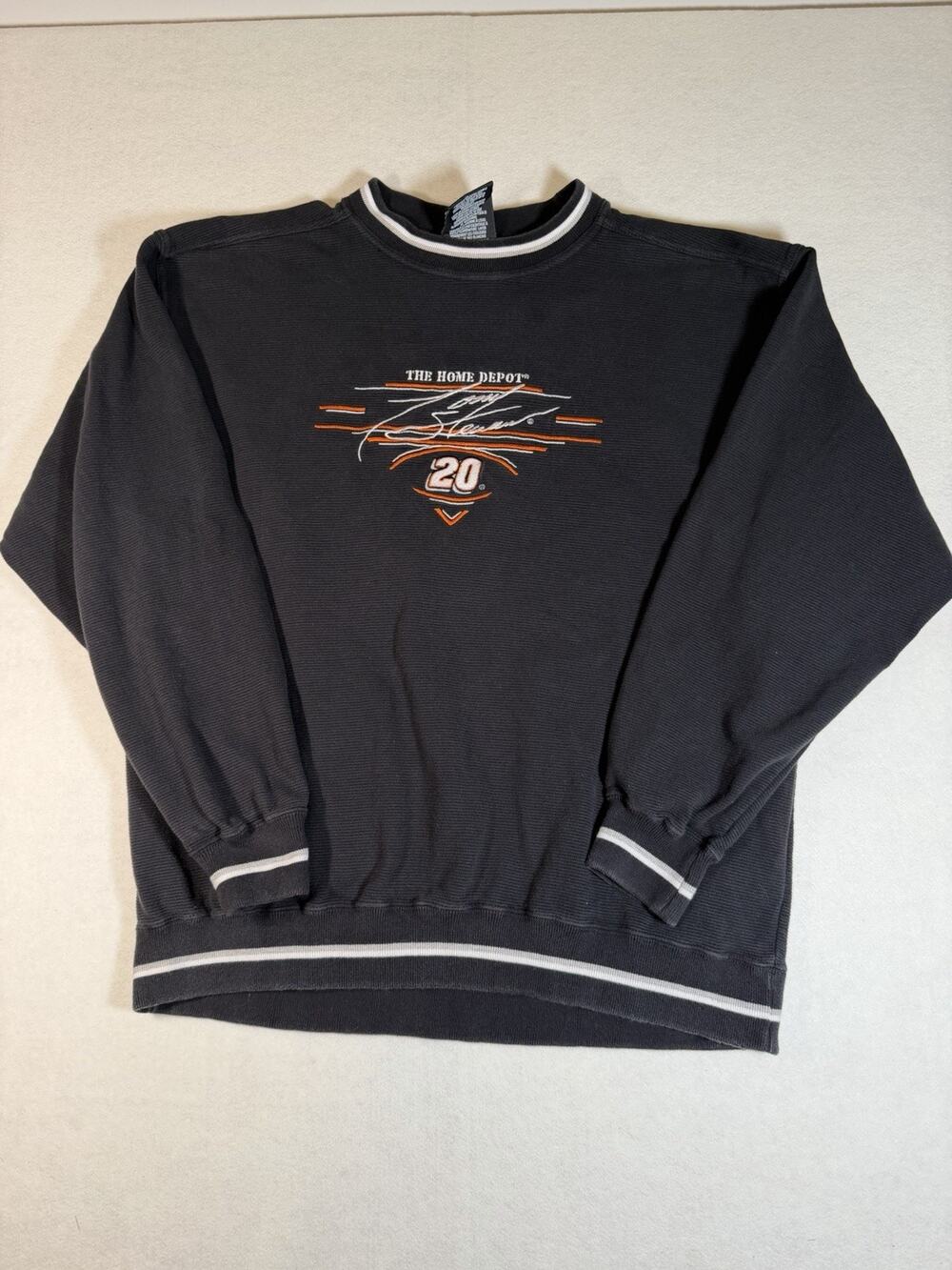 Tony Stewart #20 Home Depot NASCAR Chase Authentics Sweatshirt Mens L